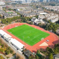 Hochwertiger PE-Kunstrasen für Fußballstadien & Fußballplätze, Innen- und Außensportfelder Synthetischer Rasenteppich