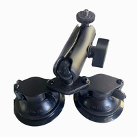 Bras de montage en aluminium Bulletpoint Double embout de prise de 20mm Compatible avec les smartphones iPhone et Android
