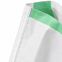 Sac en PP tissé blanc recyclé de 25 kg et 50 kg pour emballage OEM – Sacs pour sable, ciment, farine, riz, engrais, aliments et aliments pour animaux