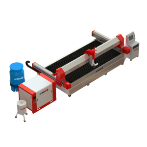 Machine de découpe de pierre à jet d'eau CNC 5 axes pour granit, puissance 40,5 kW, épaisseur maximale 1500 mm, contrôlée par PLC - Product Image 2