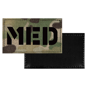 KRYDEX Erste-Hilfe-Rettungs buchstabe MED-<span class=keywords><strong>Patch</strong></span> IR-Armband mit Klett verschluss Infrarot-Nachtsicht-IR-Nylon-<span class=keywords><strong>Patch</strong></span> mit Haken - Product Image 1