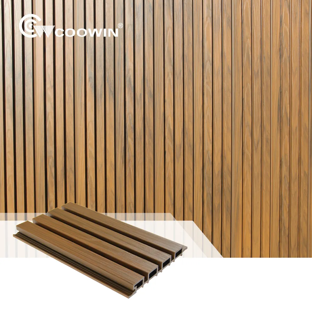 Coowin không thấm nước bên ngoài nội thất OEM Trung Quốc bán buôn gỗ composite tường ốp
