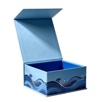 Cajas de Regalo Plegables de Cartón Rígido con Logotipo Personalizado Ecológico, con Cierre de Cinta Magnética para Vestidos de Novia
