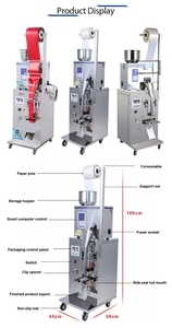 Automatic Ultrasonic Mini Pack <b>Machine</b> for <b>Tea</b> Powder Cups Beverages Plastic Packaging PLC Filling Sealing Core Component Motor - Product Image 3