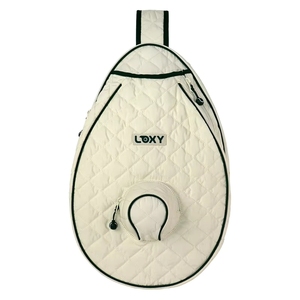 Bolso bandolera con bolsillo pequeño para pelotas, acolchado, de nailon, impermeable, personalizado, para tenis, pickleball y pádel. - Product Image 2