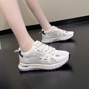 Chaussures de sport pour femmes, à semelle souple anti-explosion, à lacets, à bout fermé, chaussures de travail anti-fatigue, tendance de la mode - Product Image 6