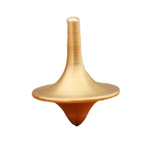 1 unidad Trompo giratorio de mano con acabado de bronce, Gadget antiestrés, Artesanía de latón, Venta al por mayor - Product Image 4