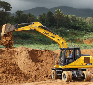 Excavatrice Liugong W915E à faible consommation de carburant, facile à transporter, entretien réduit, équipement pour travaux municipaux - Product Image 1
