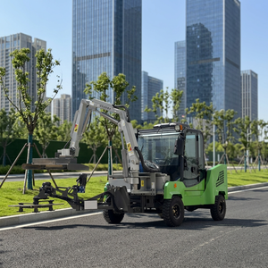 Coupe-herbe électrique écologique à double bras pour l'entretien des barrières de sécurité routières et des ceintures vertes - Product Image 4