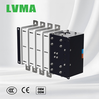 Contrôleur ATS Intelligent Prix Usine LVMA 2P 3P 4P Commutateur de Transfert Automatique Intégré Classe PC Double Alimentation 16A-630A 10kA