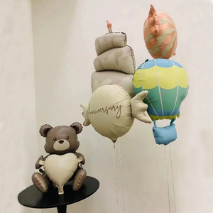 Nouveau design rétro ours ballon <span class=keywords><strong>Pastel</strong></span> gâteau ours <span class=keywords><strong>arc</strong></span>-<span class=keywords><strong>en</strong></span>-<span class=keywords><strong>ciel</strong></span> ballon bébé douche fête d'<span class=keywords><strong>anniversaire</strong></span> décoration - Product Image 6