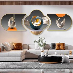 Décoration de <span class=keywords><strong>salon</strong></span>, art <span class=keywords><strong>mural</strong></span> moderne, animaux, cadre photo, peinture artistique en porcelaine de luxe avec cristaux - Product Image 6