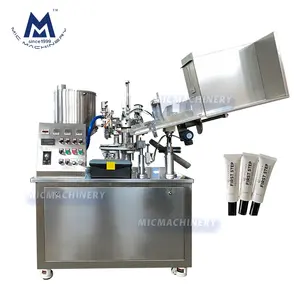 Automatic tooth paste toothpaste plastic lotion soft cosmetic cream tube filling sealing machine