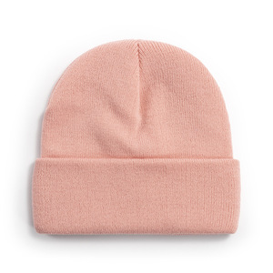 Gorros de Invierno Cálidos de Fibra Acrílica de <span class=keywords><strong>Color</strong></span> Sólido con Logotipo Bordado Personalizado al por Mayor, Gorro de Punto con Logotipo Personalizado - Product Image 2