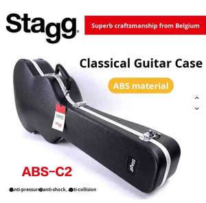 比利时<span class=keywords><strong>Stagg</strong></span> ABS吉他盒民间古典原声吉他低音吉他电吉他电贝斯方形巴松管盒 - Product Image 6