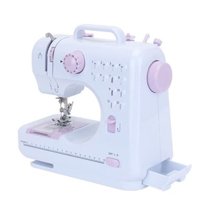 Sm 505 Electric Mini <b>Sewing</b> <b>Machine</b> Purple <b>Portable</b> Fully Automatic For Home Use - Product Image 2
