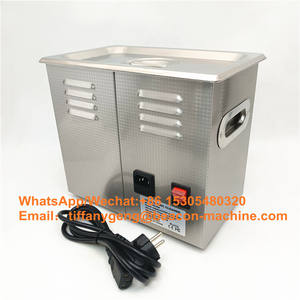 Limpiador ultrasónico Industrial, equipo sónico, piezas de motor DPF de Metal, desengrasante de aceite, máquina de limpieza por <span class=keywords><strong>ultrasonido</strong></span>, tanque de baño de 15L - Product Image 6