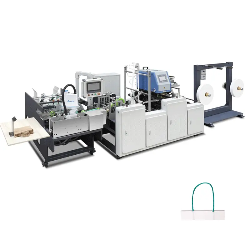 Outline Flat Rope And Twisted Handle Paper Bag Handle Making Machine Paper Bag Handle Machine