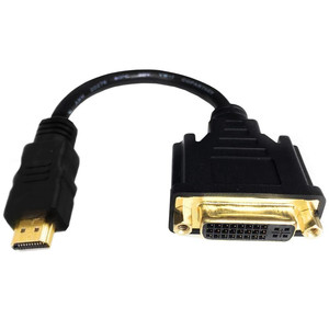 Câble adaptateur HDMI vers DVI mâle vers femelle, 24 broches, plaqué or, convertisseur vidéo haute définition pour écrans LED - Product Image 2