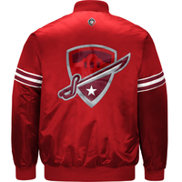 Veste d'hiver de baseball en satin de sublimation avec broderie personnalisée pour hommes nouvelle mode