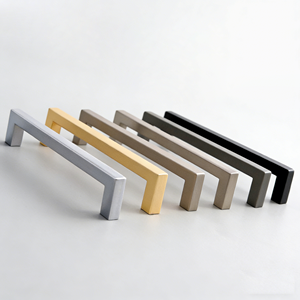 Kitchen Drawer Accessories Hardware Bedroom Furniture Handles Cabinet <strong>Pull</strong> Wardrobe Long Gold <strong>Black</strong> 320mm - Product Image 1
