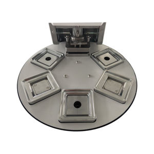 High Quality Ppx for 50*50mm (2*2inch) Fridge Magnet/pin <b>Badge</b> Making Semi-automatic Making <b>Machine</b> - Product Image 3