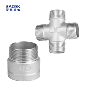 Made In China Ss Round Nipple Stainless Steel 304 Cross Cross Pipe Fittings