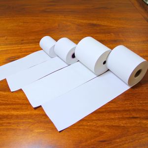 Muestra Gratuita de Rollo de Papel Térmico Impermeable de 80x80mm para Caja Registradora, 48g 55g 65g, Etiquetas de Embalaje de Alta Calidad, 100% Pulpa de Madera - Product Image 2