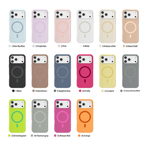 Funda de silicona para <span class=keywords><strong>iPhone</strong></span> 17 Pro Max Funda trasera magnética para IPhone17 16 15 14 Directo de fábrica LM098 - Product Image 6