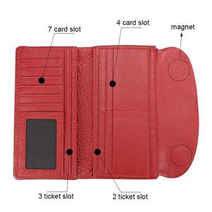 AndoBag Carteras Largas RFID para Mujer, Cartera con Múltiples Ranuras para Tarjetas, Monedero de Cuero Genuino con Bloques de Color 1959 - Product Image 5