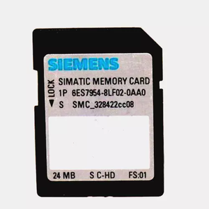 6ES79548LF020AA0 S7 <b>Memory</b> <b>Cards</b> for S7-1x 00 CPU/SINAMICS 3 Flash 24 MByte 6ES7954-8LF02-0AA0 - Product Image 1