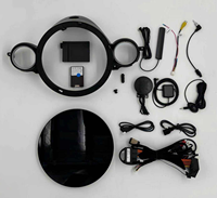 Layar Sentuh Android 9.7-inci untuk BMW New MINI R56 R60 2007-2010, Pemutar Multimedia Mobil Layar Bundar Besar, Sistem Kontrol Pusat, Plug and Play