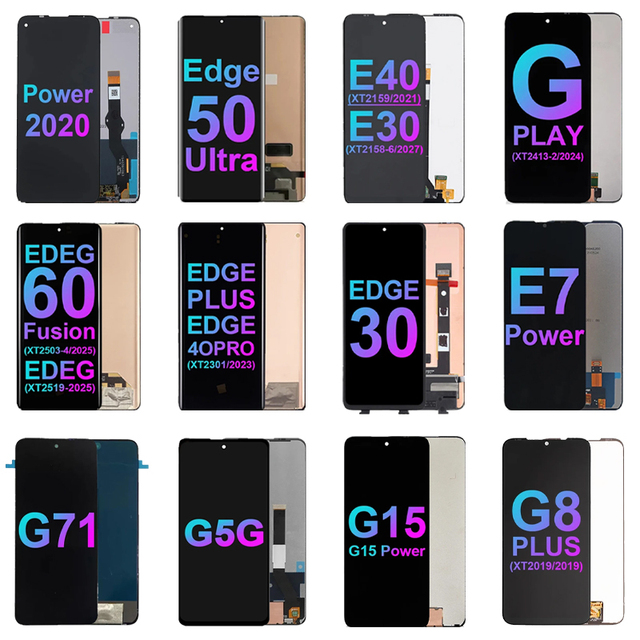 Full Range Motorola LCD OLED Screens | Moto G Power/Stylus/Edge/Razr All Types Available