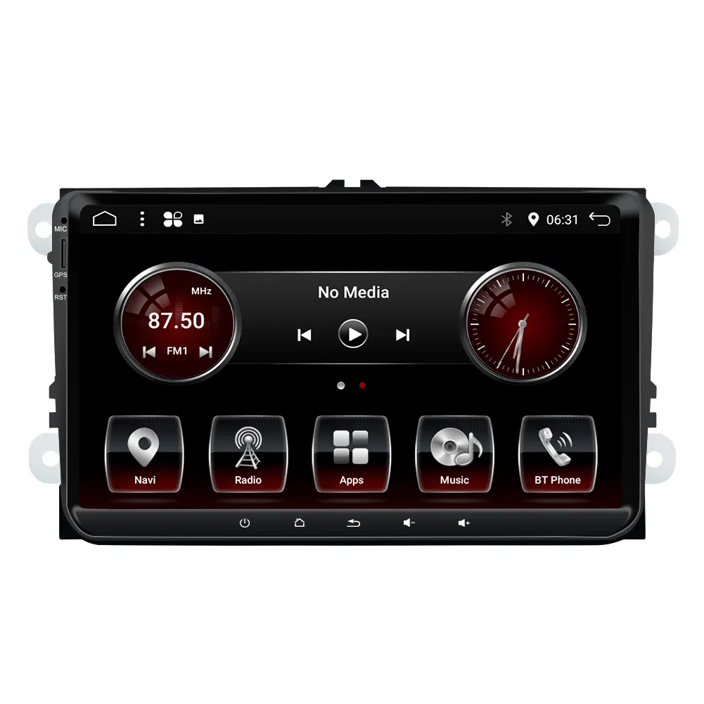 9 "2 Din Android 11 Wifi MP5 Auto Audio Auto Dvd Speler Gps Navigatie Radio Voor Vw Golf 5 6 Passat Skoda Polo