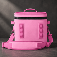 Sac isotherme souple en TPU imperméable rose, anti-fuite, pour plage, camping et pique-nique en extérieur