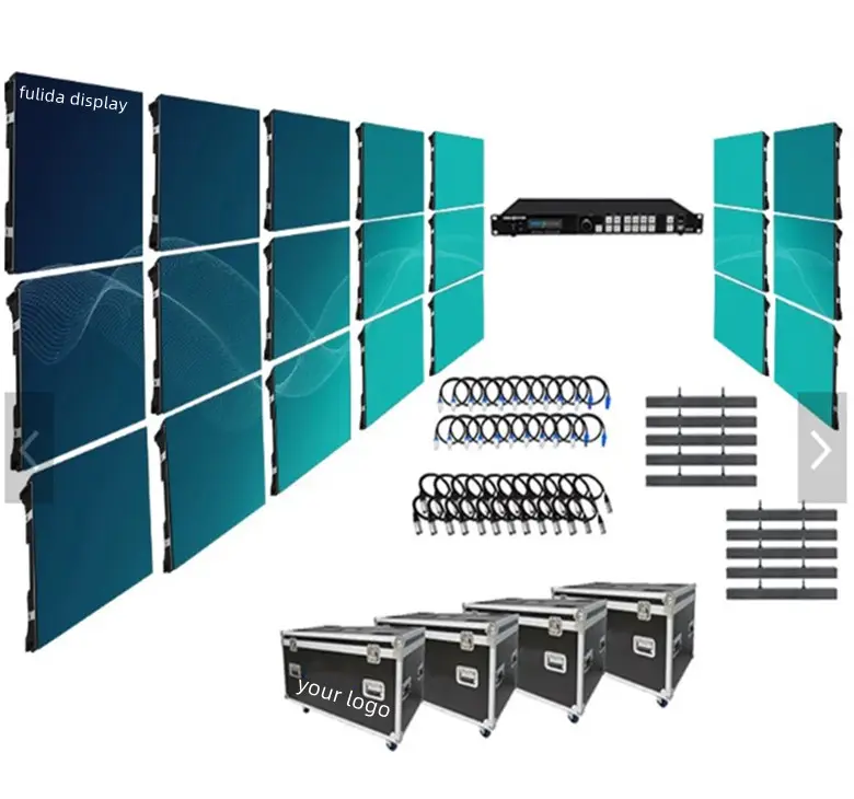 Fábrica de vendas diretas 480USD outdoor P3.91 aluguer LED tela eventos Stage LED tela equipamentos outdoor led vídeo wall