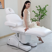 Table de massage électrique pliable à 3 sections en cuir, design moderne, éponge haute densité, cadre métallique, utilisation en spa et salon, CHAOTENG