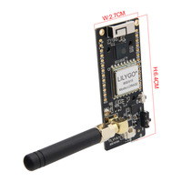 Carte de développement sans fil Lilygo ESP32 avec format de kit d'affichage numérique OLED de 0.96 pouces