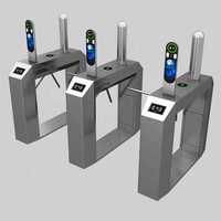 QR Code contrôle d'accès tourniquet porte reconnaissance faciale ESD sécurité porte d'entrée trépied lecteur RFID pour environnements sécurisés