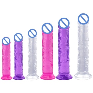 Consolador realista de 7 tamaños para sexo Anal, consolador extremadamente suave, juguete sexual para principiantes realista, consolador de gelatina, punto G, Juguetes sexuales para adultos para mujeres - Product Image 1