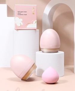 Toptan pembe ambalaj organik tam kapsama nemlendirici fondoten vegan uzun ömürlü sıvı fondöten krem - Product Image 1