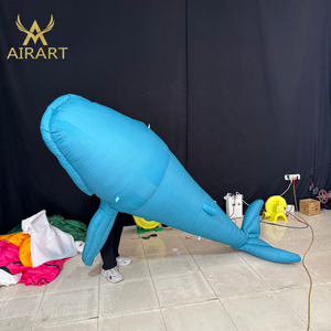 Globo Inflable de Ballena Azul Realista para Librerías, Fiestas en la Playa, Escenarios con Temática Oceánica, Modelo de Pez Inflable Personalizado - Product Image 5
