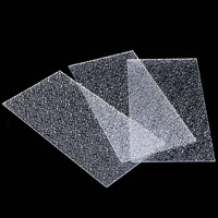 Plaque solide en polycarbonate ZHUXIN K-03 de 2 mm, 4 pi x 100 pi, avec protection UV, rouleau gaufré, garantie 10 ans pour les hôtels – Design moderne