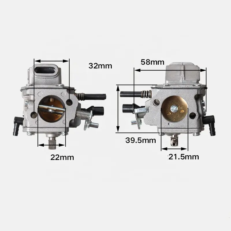 Carburador de serra elétrica, para st ihl 066 064 ms650 ms660 walbro WJ-67A WJ-76A WJ-67B serra de corrente à gasolina