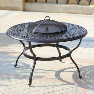 Youya - Juego <span class=keywords><strong>de</strong></span> Muebles <span class=keywords><strong>de</strong></span> Jardín con Mesa <span class=keywords><strong>de</strong></span> Té <span class=keywords><strong>y</strong></span> <span class=keywords><strong>Sillas</strong></span> <span class=keywords><strong>de</strong></span> Aluminio Fundido Impermeables para <span class=keywords><strong>Patio</strong></span>, con Bandeja Giratoria, Venta al por Mayor a Precios Económicos - Product Image 6