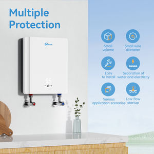 Calentador de Agua Eléctrico Instantáneo de 3.5/4.5/5.5kW para Hogar, Cocina, Baño, Auto, RV, Caravana, Camping, Ducha - Product Image 2