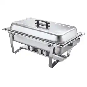 Hotel Commercial Kitchen Economy Buffet F433 Chafing Dish With Foldable Frame