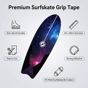 Bande adhésive antidérapante de couleur personnalisée avec revêtement de sable coloré pour skateboard, <span class=keywords><strong>surfskate</strong></span>, longboard et trottinette - Product Image 4