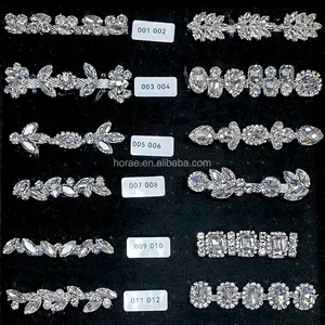 F130 bán buôn pha lê Rhinestone chuỗi sắt trên pha lê TRIM cho hàng thủ công và Hàng may mặc