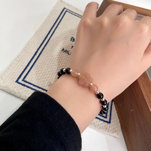 Bracelet en argent sterling 925 Yinruitai avec pierres naturelles et perles en forme de fleur pour femme, bijou cadeau - Product Image 2